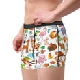 thumbnail image 3 of Kdxio Men's Boxer Briefs with Animal Cartoon Style Print - Comfortable and Breathable Underwear for Everyday Wear, 3 of 7