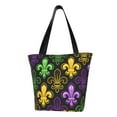 thumbnail image 2 of Kdxio Mardi Gras1 Women Reusable Grocery Bags Foldable Ripstop,Reusable Shopping Bags for Shopping,Gym,Gift, 2 of 7