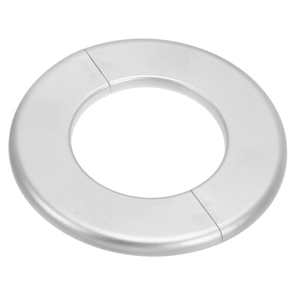 Wall Split Flange, ABS Self-Adhesive Escutcheon Plate for 78mm/3.1" Diameter, Water Pipe Cover for Kitchen Toilet Faucet Decoration, Silver