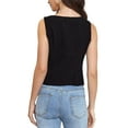 thumbnail image 3 of Asymmetrical Tank Top for Women Sleeveless Button Down Going Out Tops Summer Outfits 2026 XS Black, 3 of 6
