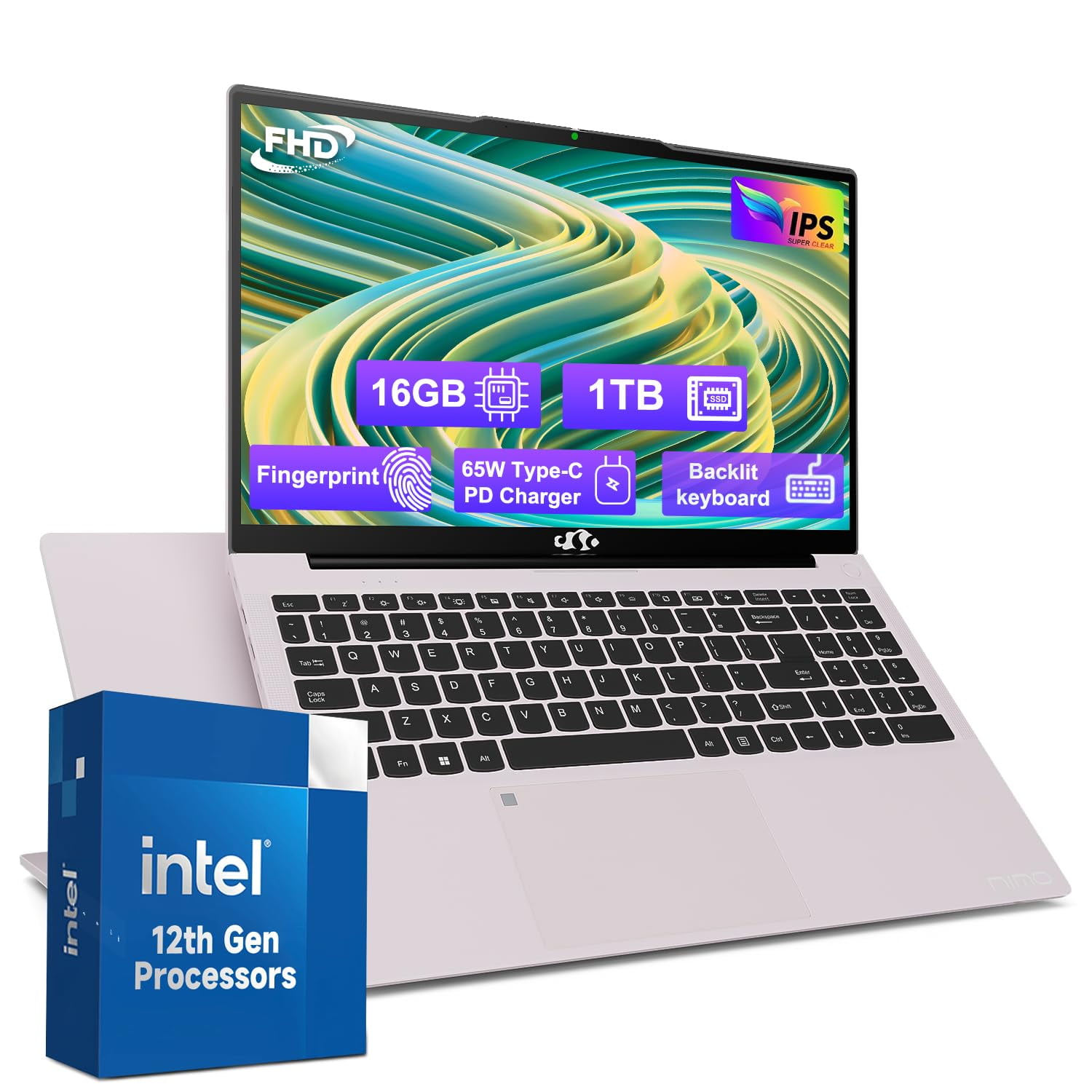 15.6-FHD-Laptop Student-Laptop, 16GB RAM 1TB SSD Intel