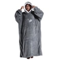 thumbnail image 4 of Oversized Hoodie Sweatshirt Wearable Blanket, Super Soft Warm Comfortable Blanket for Women Men Best Gift with big Pocke, 4 of 6