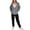 Dark Gray, variant on Kmdttou Up to 30% off! 2PCS Outfits Women's Sports Tracksuits Long Sleeve Pullover Hoodies Sweatshirt And Sweatpants Fall Winter Suit on Clearance!