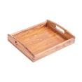 thumbnail image 3 of Bandeja organizadora de mesa rectangular, despensa, centro de mesa, encimera, regalo de boda, decoración de granja, bandeja de madera con 2 asas para pequeño perfecl bandeja de almacenamiento, 3 of 8
