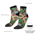 thumbnail image 4 of Goofa Cactus 4 Pattern Non Slip Socks with Grips for Elderly, Crew Socks Yoga Hospital Socks Cushioned Sole Gripper Socks for Men Women, 4 of 5