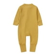 thumbnail image 3 of Emy Dola Baby Boys Girls Romper Pajamas Bamboo Viscose PJs For Newborns 2 Way Zipper Long Sleeve Footless Sleep and Play Jumpsuits 3-24 Months, 3 of 6