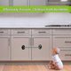 thumbnail image 4 of Child Safety Locks 2-Pack, Cupboard Locks with Key, Black Fridge Locks, Adhesive-Free Freezer Door Locks, Childproof Cabinet Latches - CHUNCC, 4 of 5