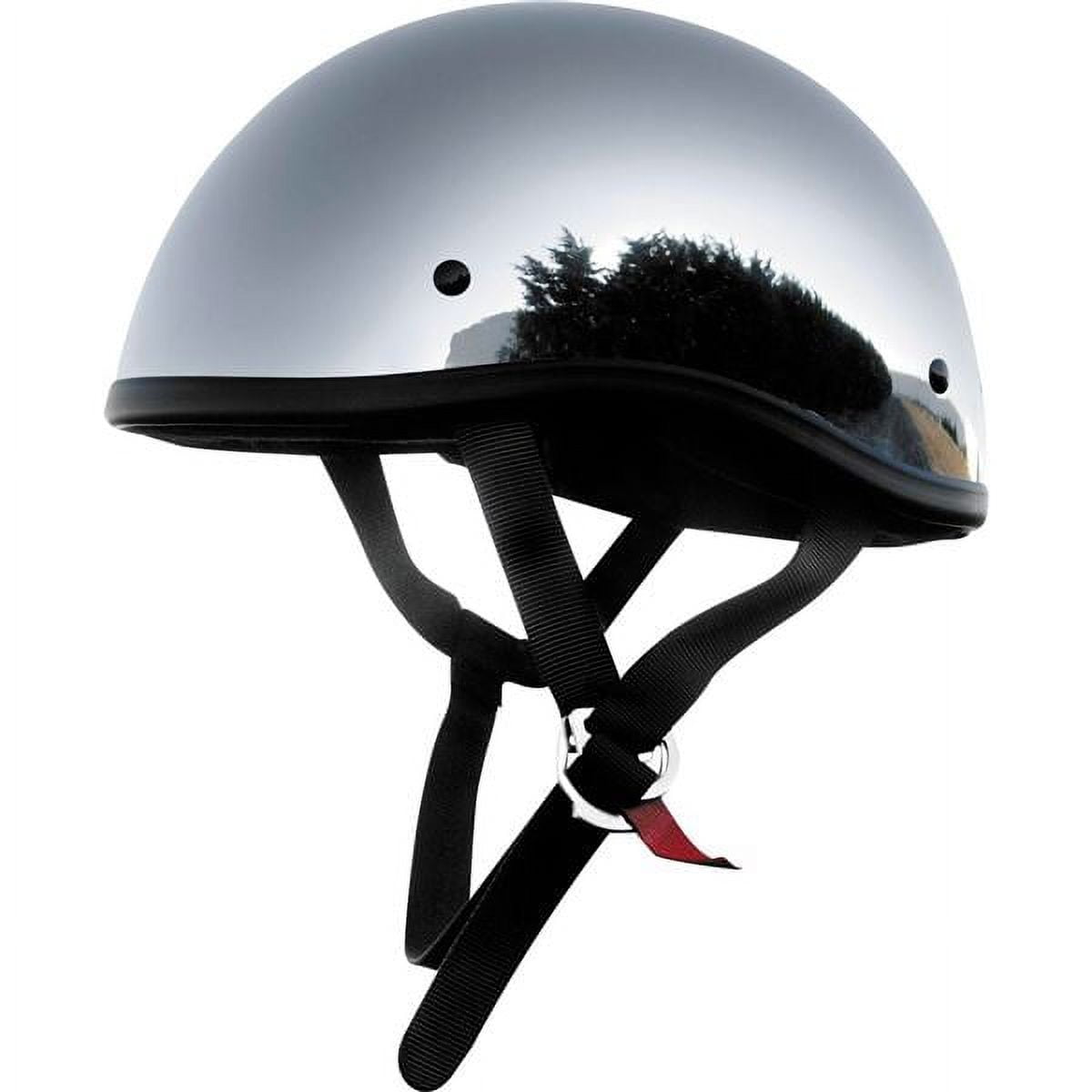 Skid Lid Flat Black Half Helmet XS - Walmart.com