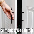 thumbnail image 4 of ZHAOCHENG 8PCST-Bar Tiradores para puertas de cocina con tornillos (150 mm), manija para muebles de cocina de acero inoxidable, espacio entre orificios de 96 mm, para puertas de gabinetes, manijas de, 4 of 5
