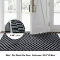 thumbnail image 3 of ANTPOP Tapis Coureur pour Extérieur, Tapis Coureur de Couloir, Tapis de Zone Antidérapant, Tapis d'Entrée Intérieur pour Vestibule et Cuisine 2'x14 Pieds, Carreaux Rouges et Gris, 3 of 7