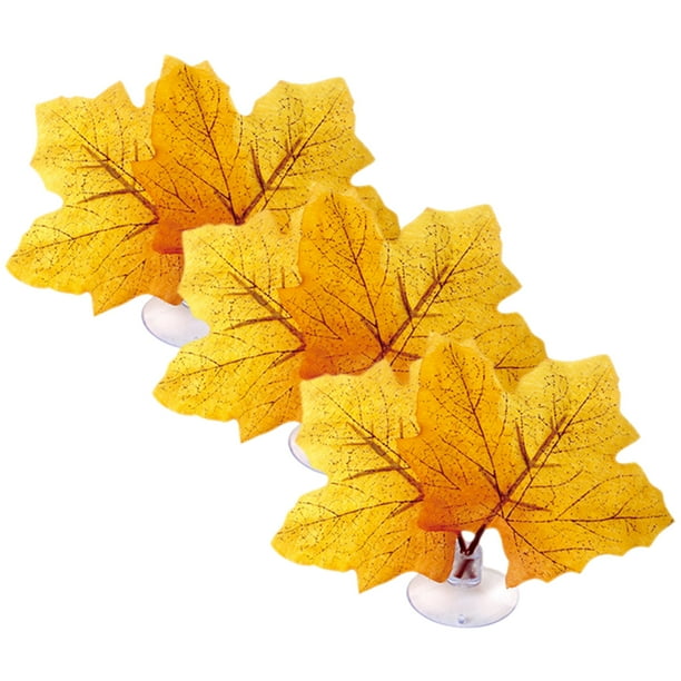 KAKOWELY 3 plantas artificiales decorativas resistentes al desgaste para acuarios, decoraciones reemplazables.