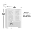 thumbnail image 4 of Sauder Dixon City Library Hutch, Brushed Oak, 432889, 4 of 8