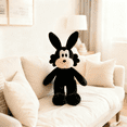 thumbnail image 6 of Wizlet Black Rabbit Plush Toy, Retro Black Cute Plush Toy A Heartwarming Choice For Companionship 17.7 in, 6 of 6