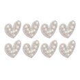 thumbnail image 4 of 40 parches de corazón de diamantes de imitación para manualidades, hermosos parches para coser para reparar y decorar ropa., 4 of 14