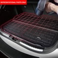 thumbnail image 2 of Fits 2022-2023 Rivian R1S 3D Mats Cargo Area Liner M1RI0011309 MAXpider; Direct Fit; Raised Edge; Black; Thermoplastic Rubber Of Carbon Fiber Texture; Non-Skid; Behind 3rd Row, 2 of 4