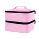 thumbnail image 3 of Bolsa organizadora de esmaltes de uñas Estuche de transporte de esmaltes de uñas con estuche multiusos portátil Rosa, 3 of 9