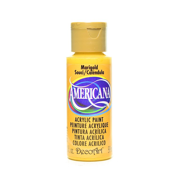 Americana Multi Surface Metallic Acrylic Paint 2oz Gold