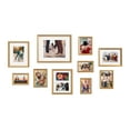 thumbnail image 1 of Kate and Laurel Adlynn Ensemble de Cadres Photo, Ensemble de 10, Tailles Variables, Or, Traditional Glam Frame Collection pour Mur, 1 of 5