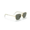 thumbnail image 4 of Ray-Ban FRANK RB 8157 Metal Unisex Square Polarized Sunglasses Legend Gold 51mm Adult, 4 of 5