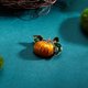 thumbnail image 4 of Broche de calabaza de Halloween, broche de calabaza esmaltado a la moda, broche de otoño para Acción de Gracias, broche de aceite con forma de gota de planta para hombres y mujeres, 4 of 4