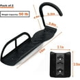 thumbnail image 2 of Bike Storage Rack for Garage, Wall Mount Bicycles Hanger with Tire Tray, 2-Pack Bike Storage System Vertical Bike Hooks, 2 of 2