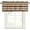 Beige, Tan, Sienna, Amber, variant on Navy Blue Striped Rod Pocket Curtain Valance, Modern Geometric Horizontal Stripes Beige Farmhouse Window Valance for Living Room, Bedroom, Kitchen 42"W x 18"L