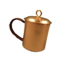thumbnail image 4 of Jarra de té, taza de café de cobre de 500 ml con asa, práctica taza de agua portátil de cobre, taza de agua para restaurante, boda, hogar, oficina, 4 of 8