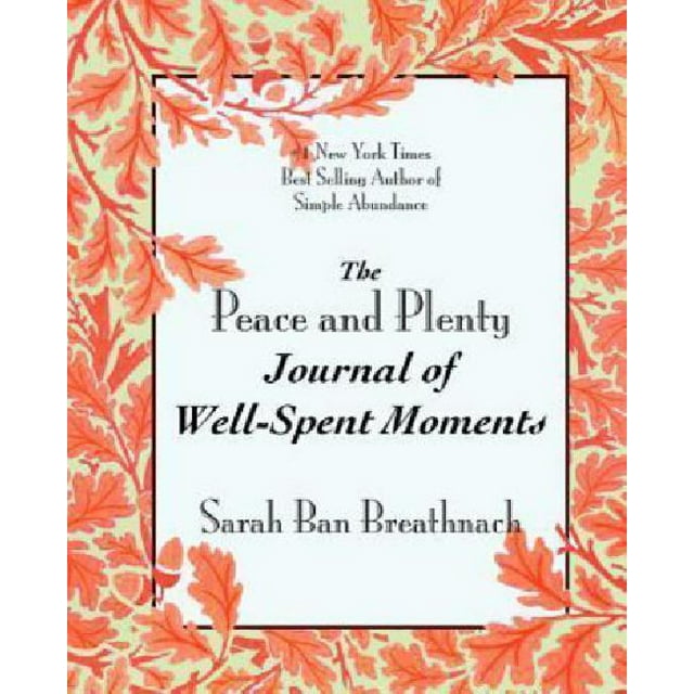 Le Journal Peace and Batch des Moments Bien Dépensés