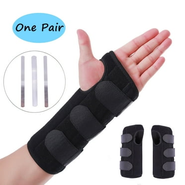 Carpal Tunnel Wrist Brace Night Sleep Wrist Splint Hand Brace with Metal Strip