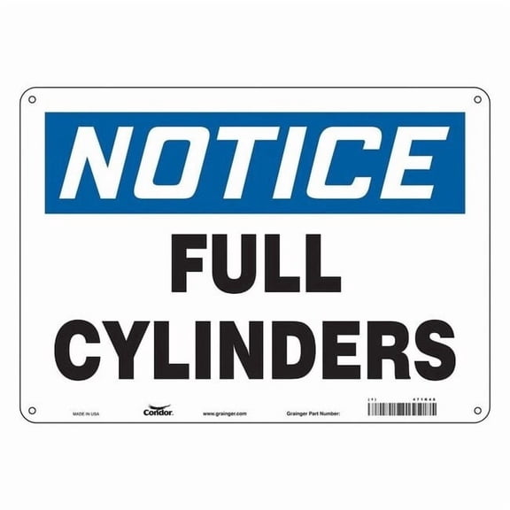 Condor Safety Sign,10 inx14 in,Aluminum 471R48