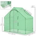 thumbnail image 3 of Outsunny 6'x3.3'x5.5' Walk-in Garden Greenhouse, Portable Mini Greenhouse, 3 of 10