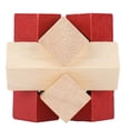 thumbnail image 2 of Intelligent Brain Teaser, Mental Relaxation Function  Wooden Brain Teaser  For Children For Elderly, 2 of 8