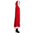 thumbnail image 3 of Capa de Navidad Invierno Cálido Con Capucha Halloween Navidad Cosplay Disfraz Papá Noel Disfraces Fiesta Con Capucha Mujeres Vintage Capa Roja Sin Mangas Chaqueta Vestido Felpa (L) oso de fresa  Electrónica, 3 of 5