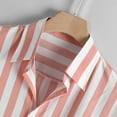 thumbnail image 7 of Men Shirts Fashio Vertical Striped Slim Fit Long Sleeve Casual Button Down Dress Shirts, 7 of 7