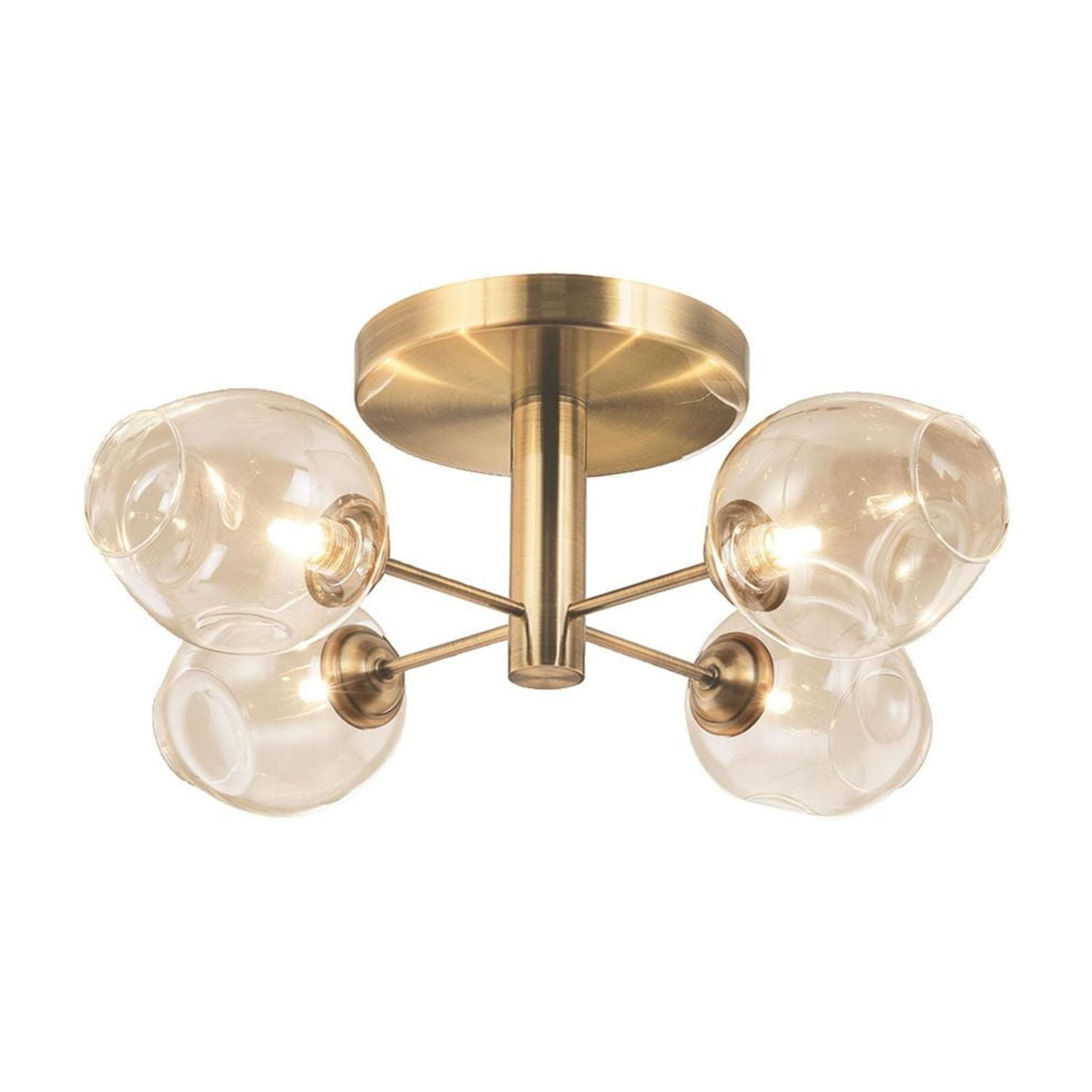 Semi-Plafonnier Dainolite ABI-204SF-VB Vintage Bronze