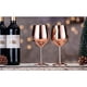 thumbnail image 2 of Juego de 2 copas de vino de cobre de acero inoxidable, copa de vino de metal, copa de vino tinto, copa de cóctel, copas de vino blanco, copas de champán de acero inoxidable, oro rosa, copas de vino, 2 of 7