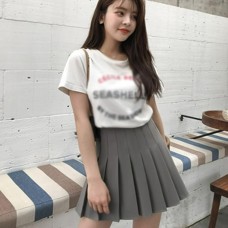 Skater top skirt ulzzang