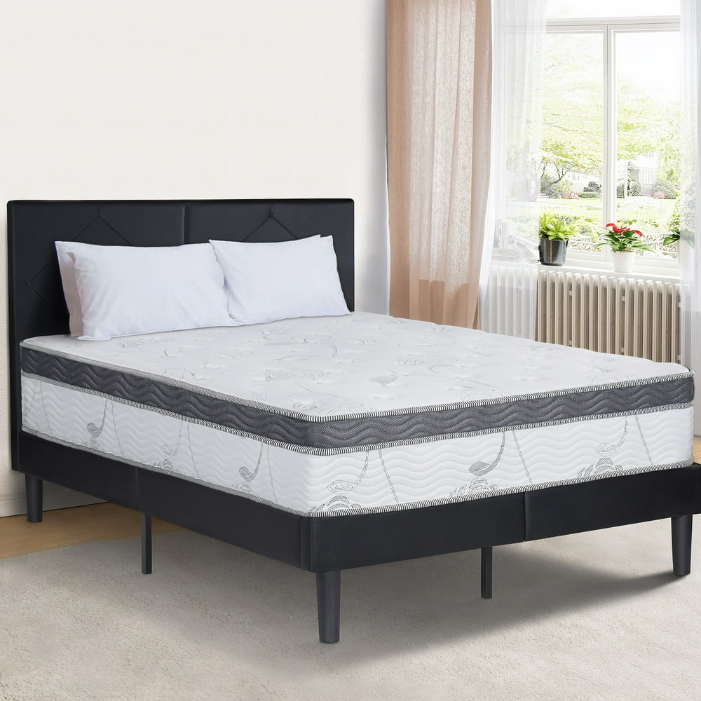 Granrest 12 in Pegasus Euro Box Top Spring Mattress, Queen Walmart