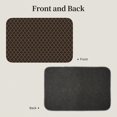 thumbnail image 2 of Pofeuu Brown Moroccan Trellis Print Hem Mat 40x60 - Multipurpose Doormat for Indoor & Outdoor Use - Welcome Your Guests with our Entrance Mat, 2 of 6