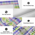 thumbnail image 6 of Colorful Plaid Outdoor Rug for Patio/Deck/Porch, Non-Slip Large Area Rug 4 x 6 Ft, Floral Farmhouse Shell English Text Indoor Outdoor Rugs Washable Area Rugs, Reversible Camping Rug Carpet Runner, 6 of 8