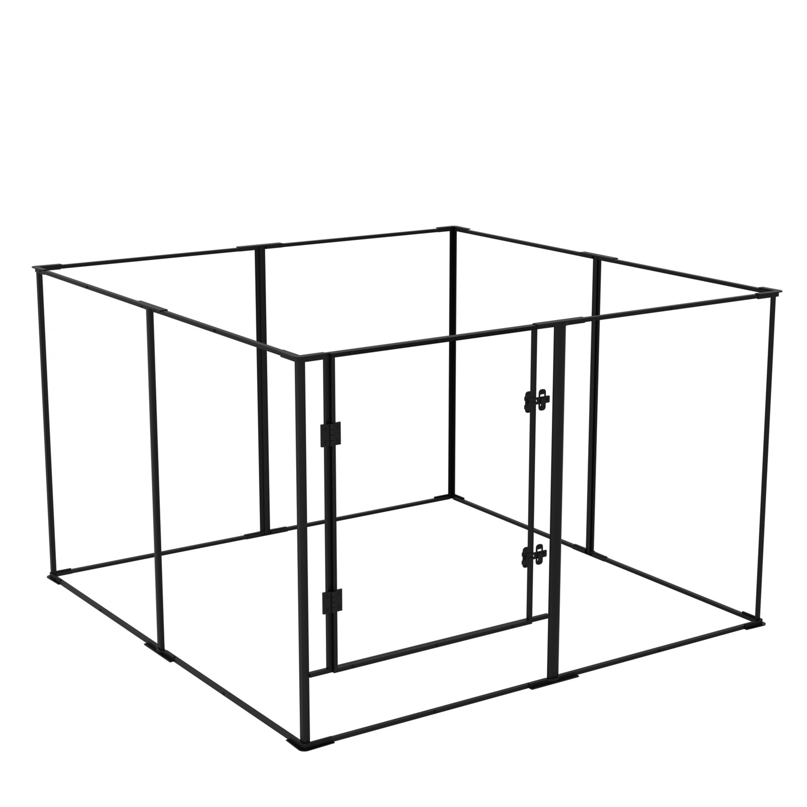 BingoPaw Acrylic Dog Playpen Fence Pet Clear Exercise Play Pen Whelping Box for Small Medium Large Dogs
