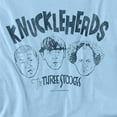 thumbnail image 2 of Three Stooges T-Shirt Knuckleheads Unisex Graphic Tee For Men & Women, 2 of 7