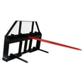 thumbnail image 3 of Titan Attachments Skid Steer Pallet Fork Attachment 36" with 49" Bale Spear, 3 of 6