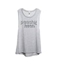 thumbnail image 1 of Peachy Keen Women's Fashion Sleeveless Muscle Tank Top Tee Sport Grey Medium, 1 of 4