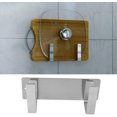 thumbnail image 5 of Stainless Steel Pot Lid Holder, Wall Mounted Pot Cover Rack Storage Rack Chopping Board Punch Free Multi Functional Kitchen Rack, 5 of 5
