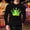 #261-Black, variant on Ceisia Men's Mardi Gras Glitter Crown Print Waffle Knit Crew Neck Long Sleeve T-Shirt Gift