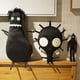 thumbnail image 2 of Divertidas muñecas de moda, peluche de diablo, juguete de diablo negro, dinosaurio negro, regalo de cumpleaños., 2 of 6