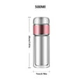 thumbnail image 2 of Glass Infuser, 3-in-1 Smart Tea Infuser, Teacup with Teapot and Lid, Brewable Teacup, 2 of 6