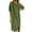Army Green, variant on Oversized Linen Dress for Women, Casual Buttons Down Roll-up Sleeve T Shirt Dress Loose Fit Flowy Maxi Long Dress Loungewear