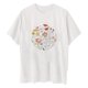 thumbnail image 2 of Camisetas de Manga Corta para las Mujeres Impreso Cuello Redondo Suelto Camiseta, Casual Cuatro Estaciones Blusa para el Hogar, 2 of 3